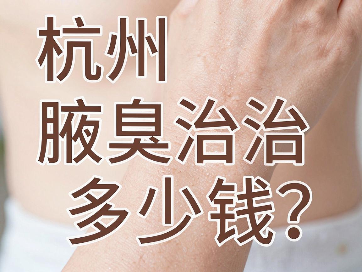 杭州腋臭治疗多少钱?一文说清腋臭治疗费用与选择 杭州腋臭治疗多少钱?一文说清腋臭治疗费用与选择