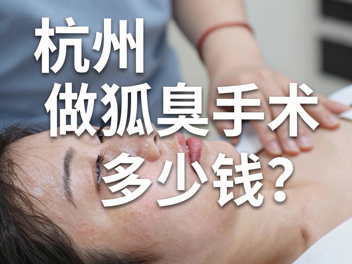 杭州做狐臭手术多少钱?一文说清杭州狐臭手术价格真相 杭州做狐臭手术多少钱?一文说清杭州狐臭手术价格真相