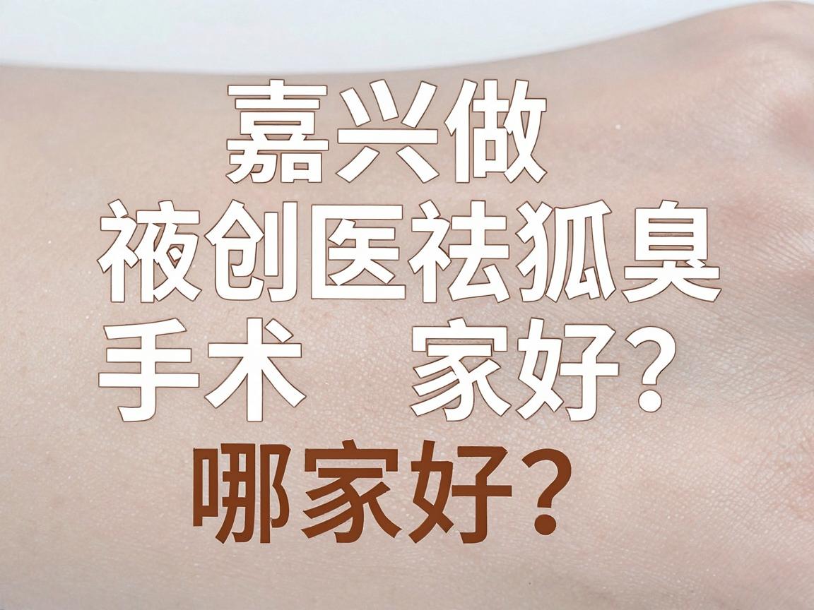 嘉兴做微创祛狐臭手术哪家好?选对医院才是祛除腋臭的关键 嘉兴做微创祛狐臭手术哪家好?选对医院才是祛除腋臭的关键