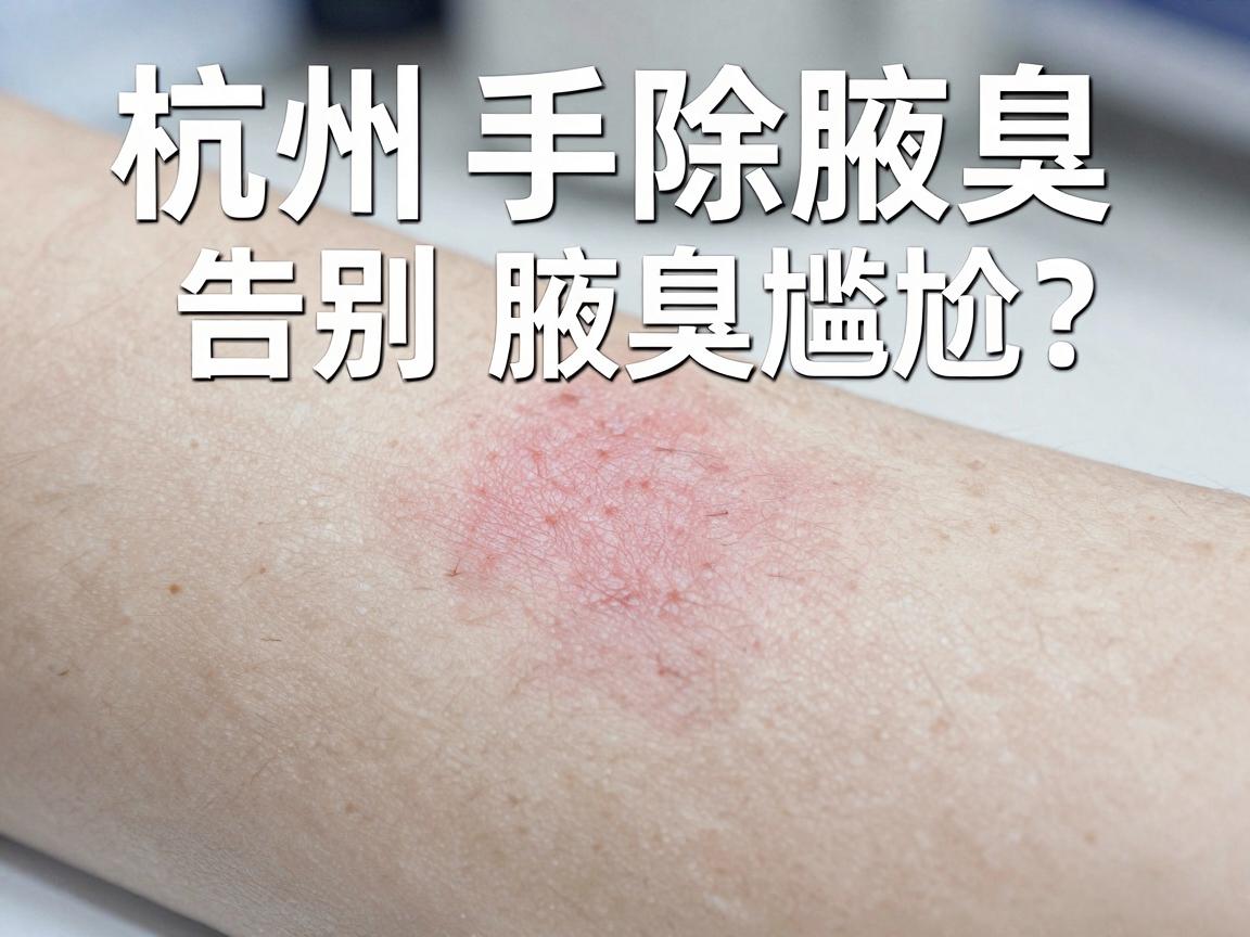 杭州微创手术除腋臭,告别腋臭尴尬,微创手术除腋臭真的靠谱吗? 杭州微创手术除腋臭,告别腋臭尴尬,微创手术除腋臭真的靠谱吗?