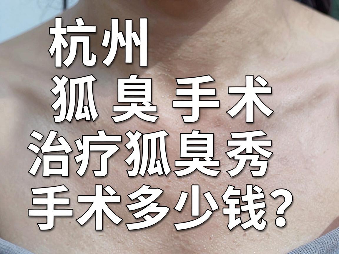 杭州附近治疗狐臭手术多少钱?狐臭手术价格差异大,杭州腋秀分享真实费用参考 杭州附近治疗狐臭手术多少钱?狐臭手术价格差异大,杭州腋秀分享真实费用参考