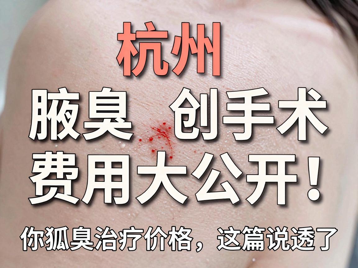 杭州腋臭微创手术费用大公开!你关心的狐臭治疗价格,这篇说透了 杭州腋臭微创手术费用大公开!你关心的狐臭治疗价格,这篇说透了