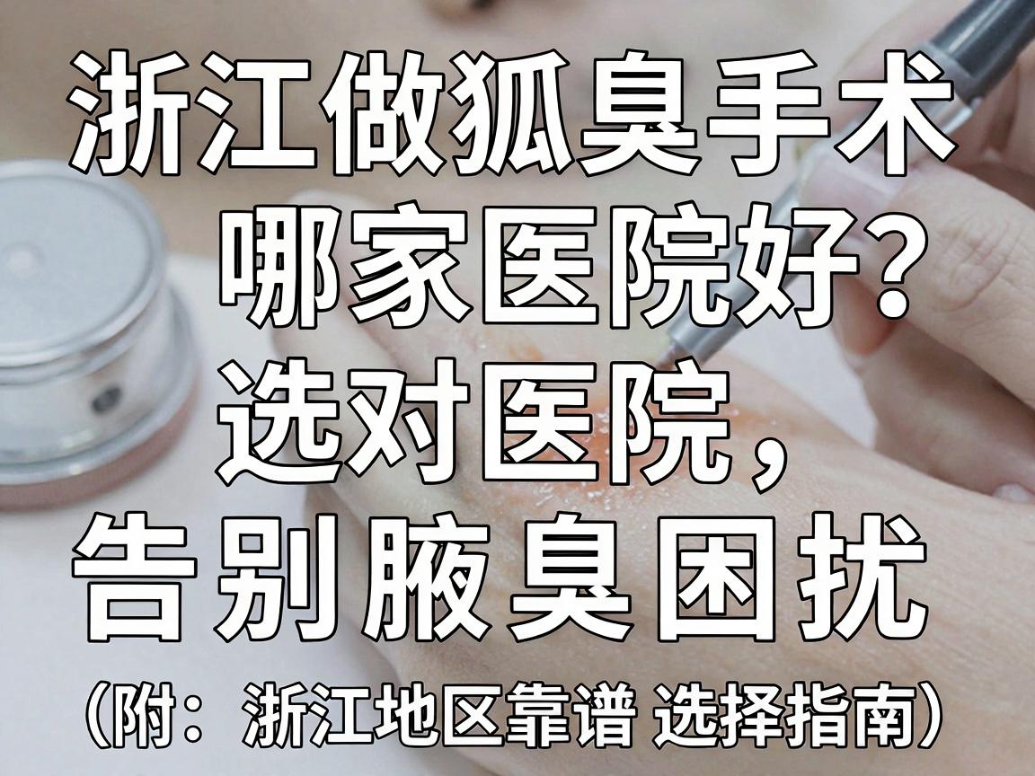 浙江做狐臭手术哪家医院好?选对医院,告别腋臭困扰(附浙江地区靠谱选择指南) 浙江做狐臭手术哪家医院好?选对医院,告别腋臭困扰(附浙江地区靠谱选择指南)