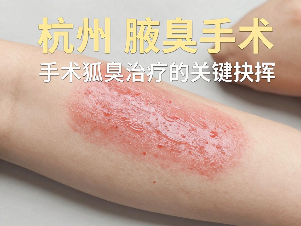 杭州腋臭手术,手术狐臭治疗的关键抉择,手术狐臭治疗如何选对方案? 杭州腋臭手术,手术狐臭治疗的关键抉择,手术狐臭治疗如何选对方案?