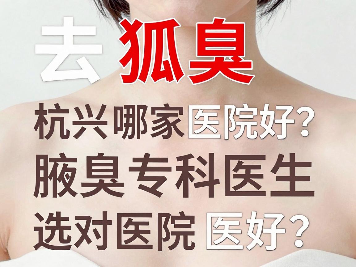 去狐臭嘉兴哪家医院好?杭州腋秀腋臭专科医生,选对医院,才能告别尴尬 去狐臭嘉兴哪家医院好?杭州腋秀腋臭专科医生,选对医院,才能告别尴尬