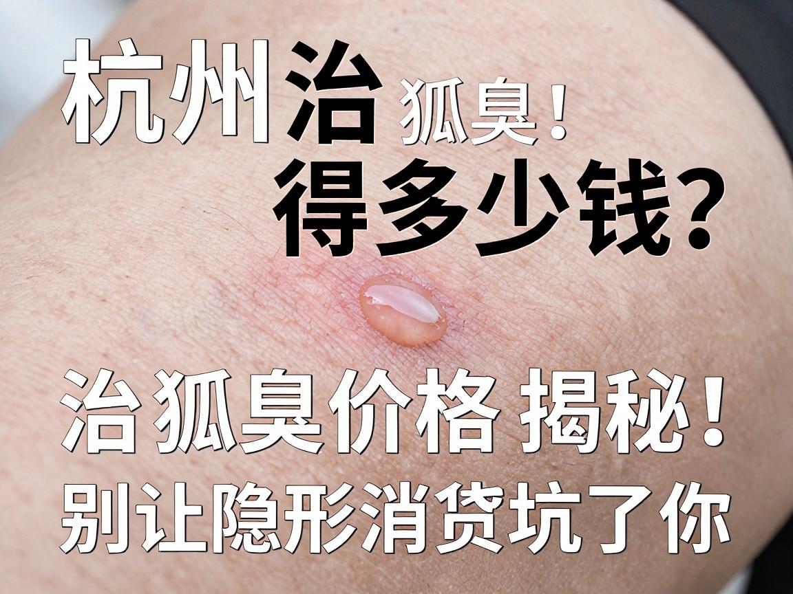 杭州治狐臭得多少钱?治狐臭价格揭秘,别让隐形消费坑了你 杭州治狐臭得多少钱?治狐臭价格揭秘,别让隐形消费坑了你