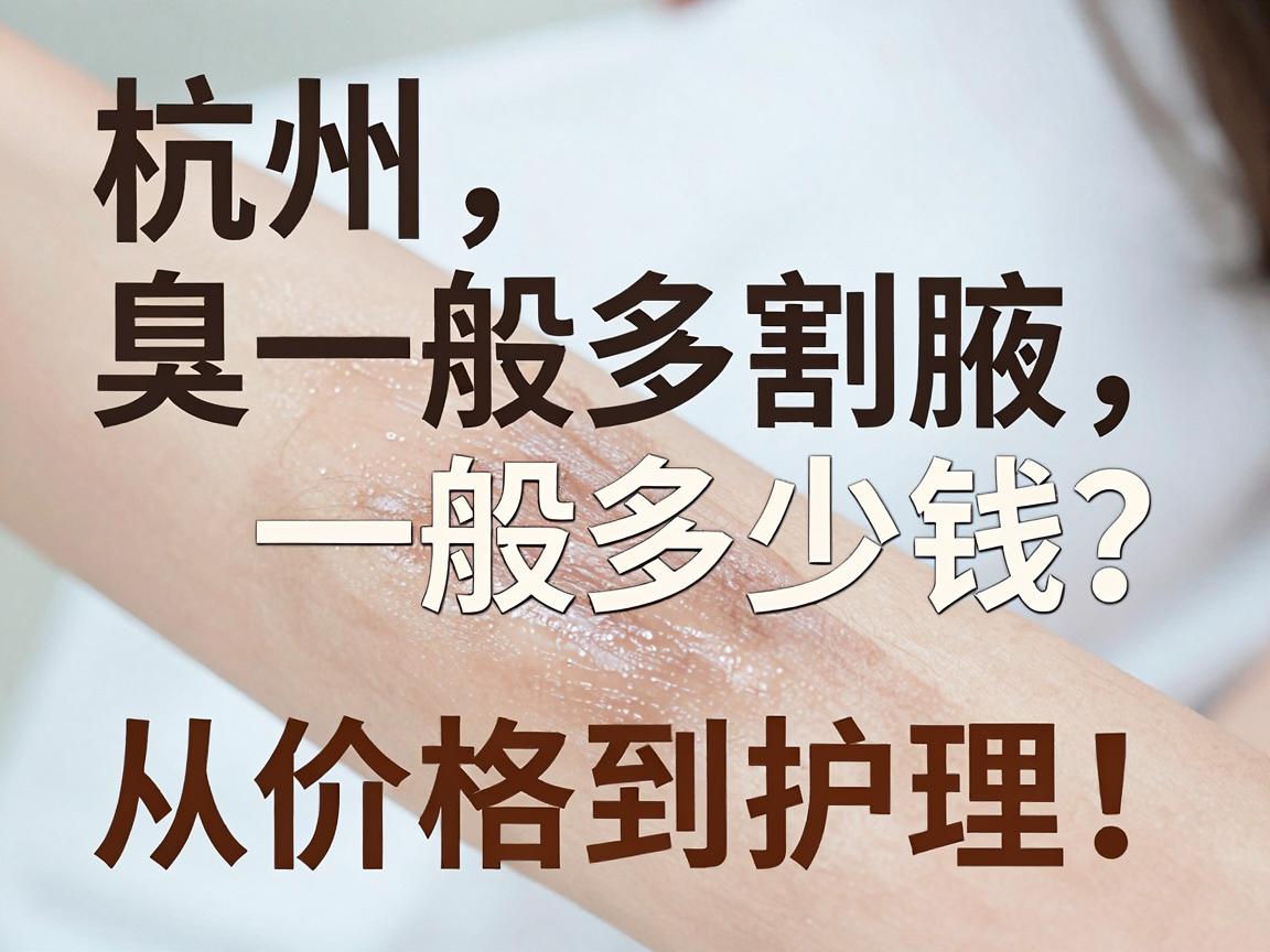 杭州割腋臭一般多少钱?从价格到护理,一篇说清腋臭手术的隐形账 杭州割腋臭一般多少钱?从价格到护理,一篇说清腋臭手术的隐形账