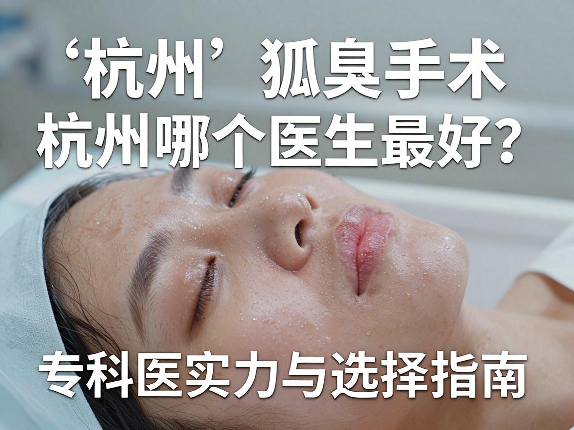 杭州狐臭手术哪个医生最好?深度测评杭州腋秀腋臭专科医生实力与选择指南 杭州狐臭手术哪个医生最好?深度测评杭州腋秀腋臭专科医生实力与选择指南