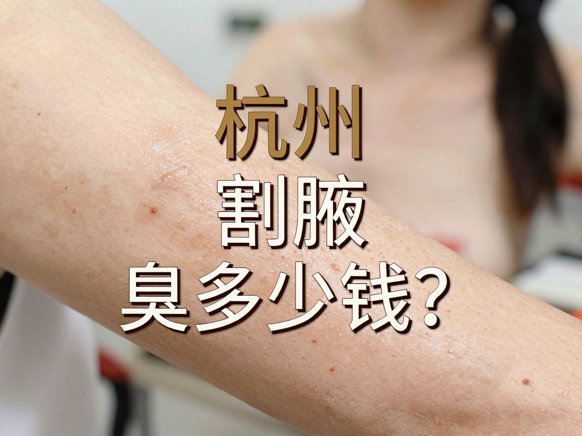 杭州割腋臭多少钱?一篇文章说清杭州割腋臭费用与选择 杭州割腋臭多少钱?一篇文章说清杭州割腋臭费用与选择