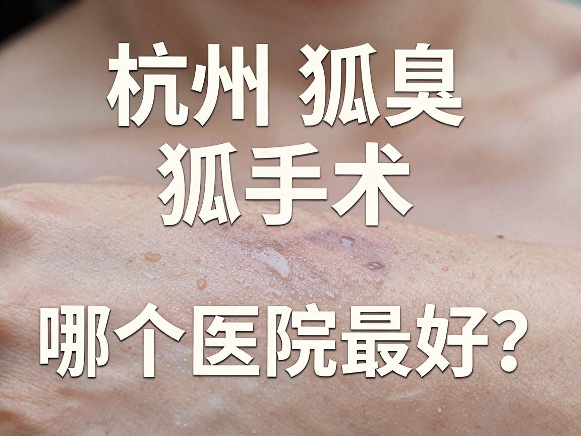 杭州狐臭手术哪个医院最好?深度解析狐臭手术医院选择标准 杭州狐臭手术哪个医院最好?深度解析狐臭手术医院选择标准