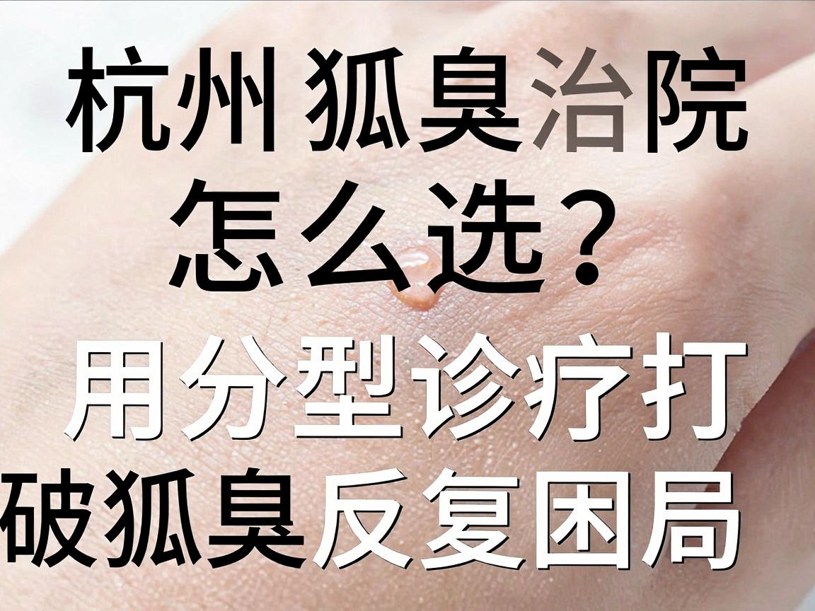 杭州狐臭治疗医院怎么选？这家医院用分型诊疗打破狐臭反复困局
