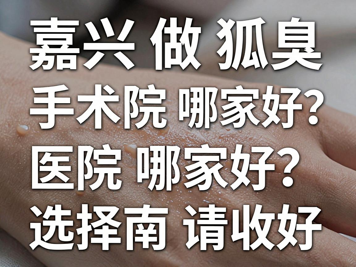 嘉兴做狐臭手术医院哪家好?这份狐臭手术医院选择指南请收好 嘉兴做狐臭手术医院哪家好?这份狐臭手术医院选择指南请收好