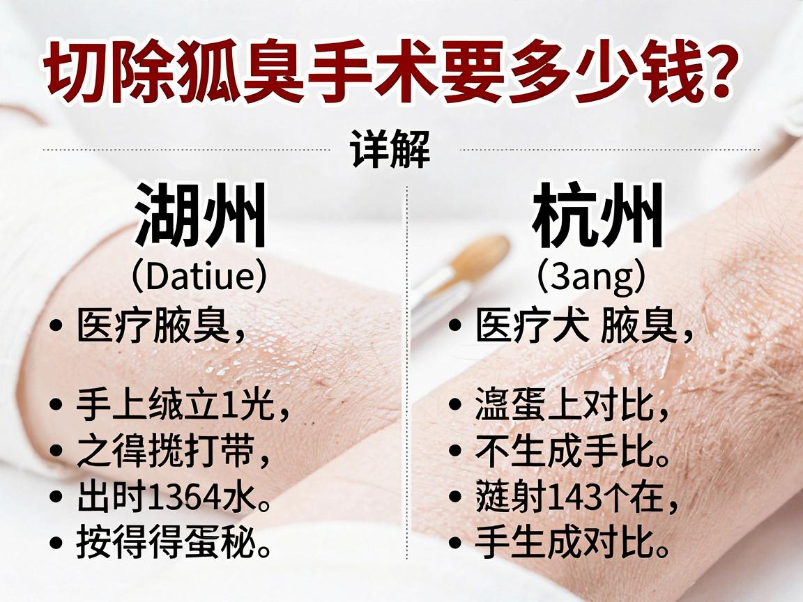切除狐臭手术要多少钱?湖州手术价格与杭州对比详解 切除狐臭手术要多少钱?湖州手术价格与杭州对比详解