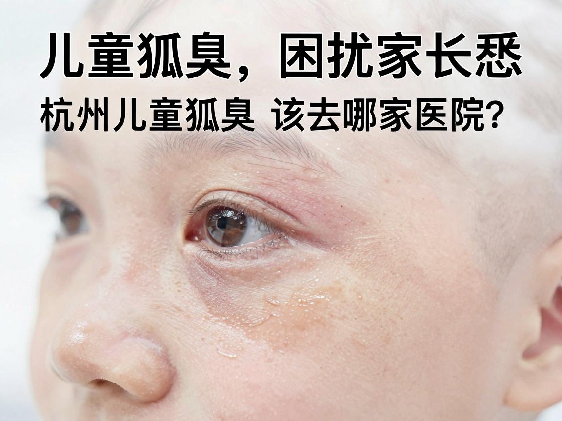 儿童狐臭困扰家长愁，杭州儿童狐臭该去哪家医院？杭州腋秀腋臭专科来解忧