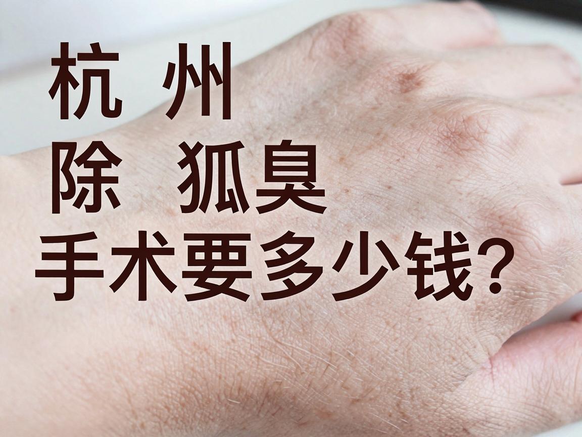 杭州除狐臭手术要多少钱?一份详细的除狐臭手术费用清单,帮你算清这笔账 杭州除狐臭手术要多少钱?一份详细的除狐臭手术费用清单,帮你算清这笔账