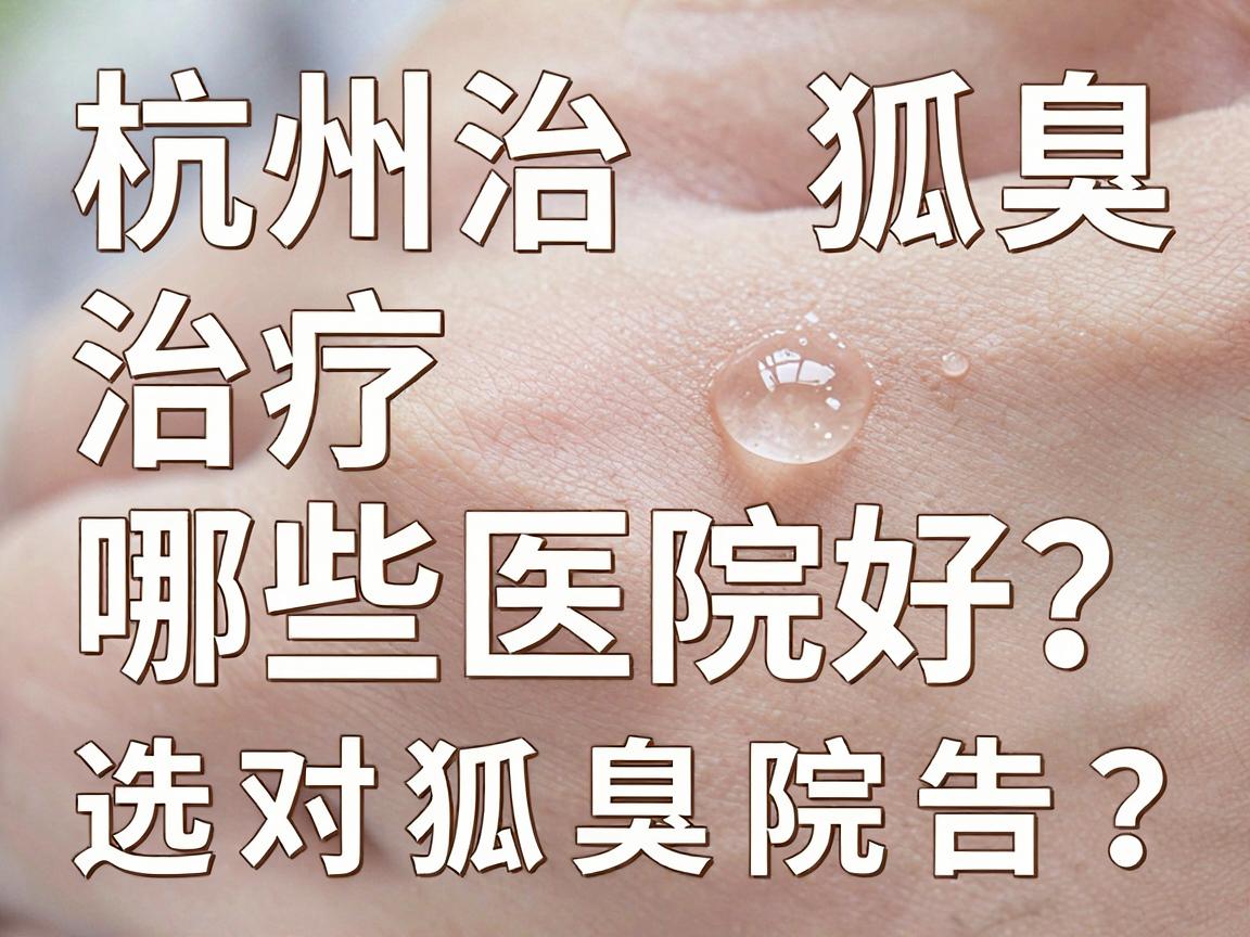 杭州治疗狐臭哪些医院好?选对医院,告别狐臭困扰 杭州治疗狐臭哪些医院好?选对医院,告别狐臭困扰