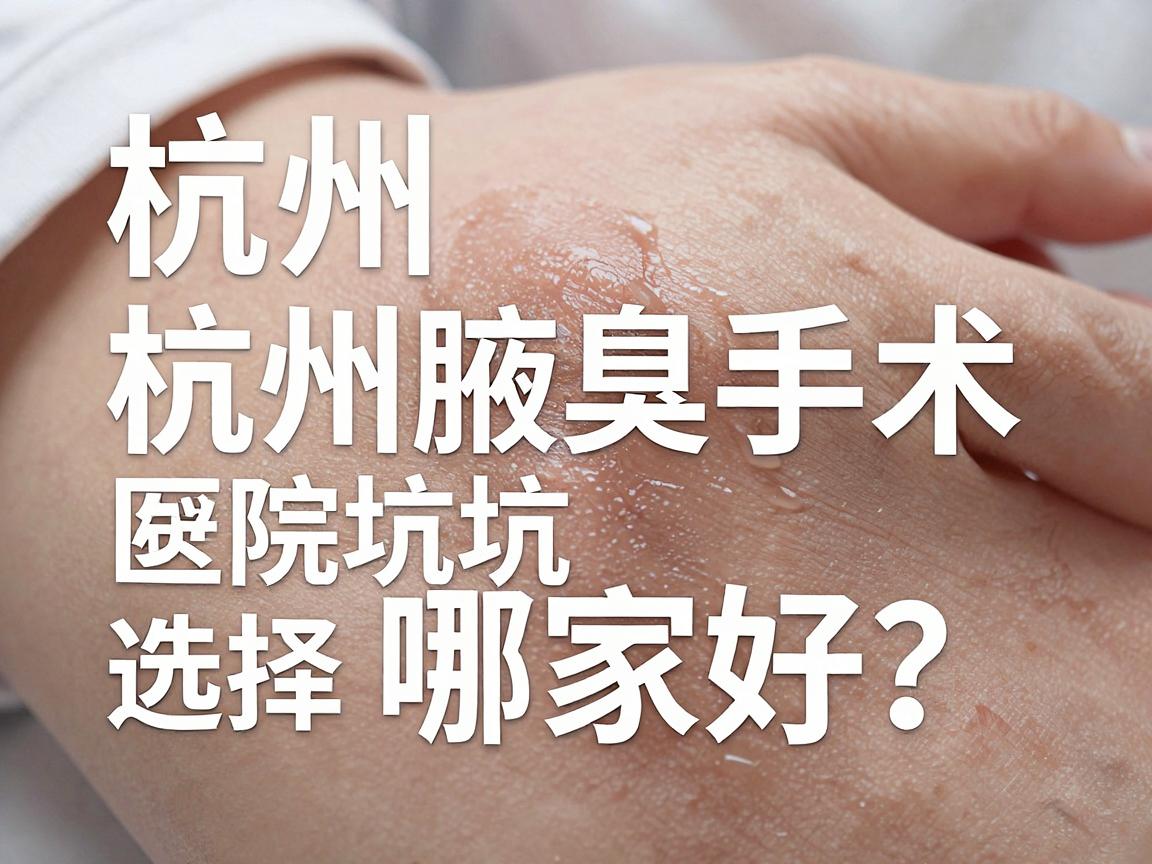 杭州腋臭手术哪家好?杭州腋臭手术医院选择避坑指南 杭州腋臭手术哪家好?杭州腋臭手术医院选择避坑指南