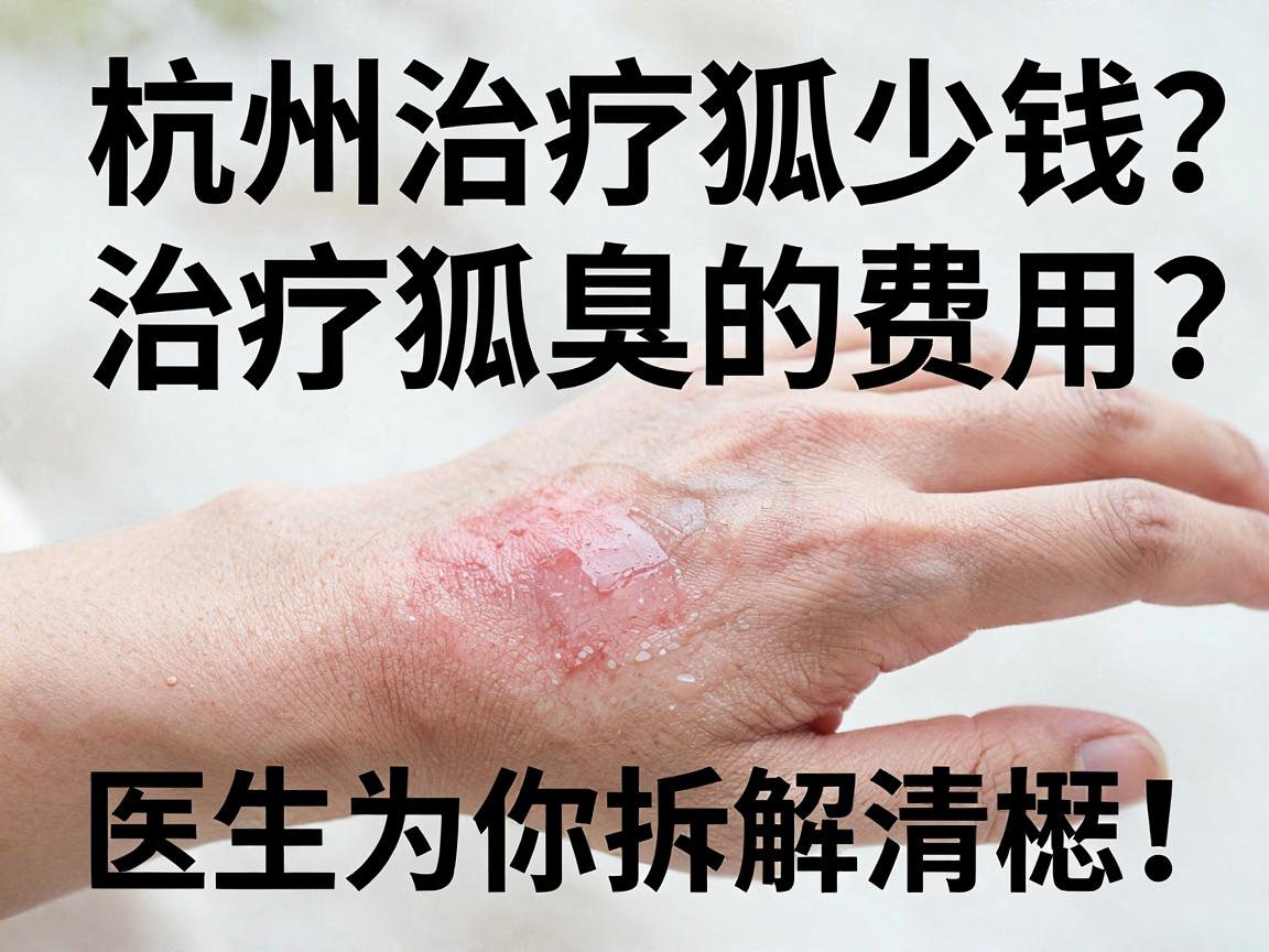 杭州治疗狐臭多少钱？治疗狐臭的费用，医生为你拆解清楚！