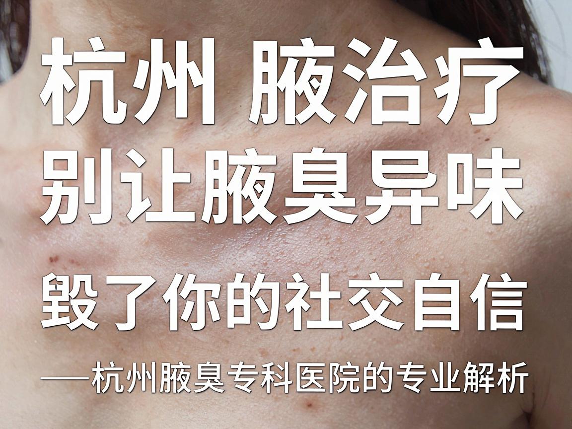 杭州腋臭治疗,别让腋臭异味,毁了你的社交自信—杭州腋臭专科医院的专业解析 杭州腋臭治疗,别让腋臭异味,毁了你的社交自信—杭州腋臭专科医院的专业解析