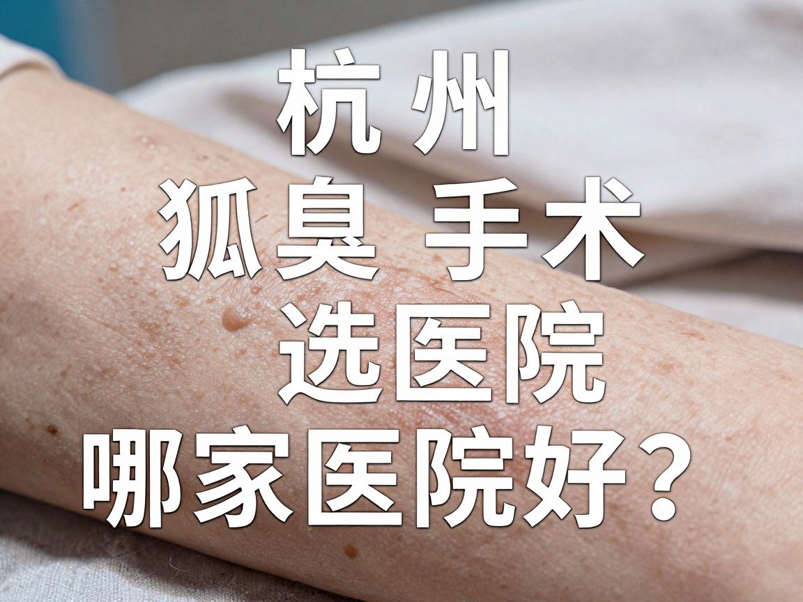 杭州狐臭手术哪家医院好?狐臭手术选医院,这几个关键点别踩坑 杭州狐臭手术哪家医院好?狐臭手术选医院,这几个关键点别踩坑