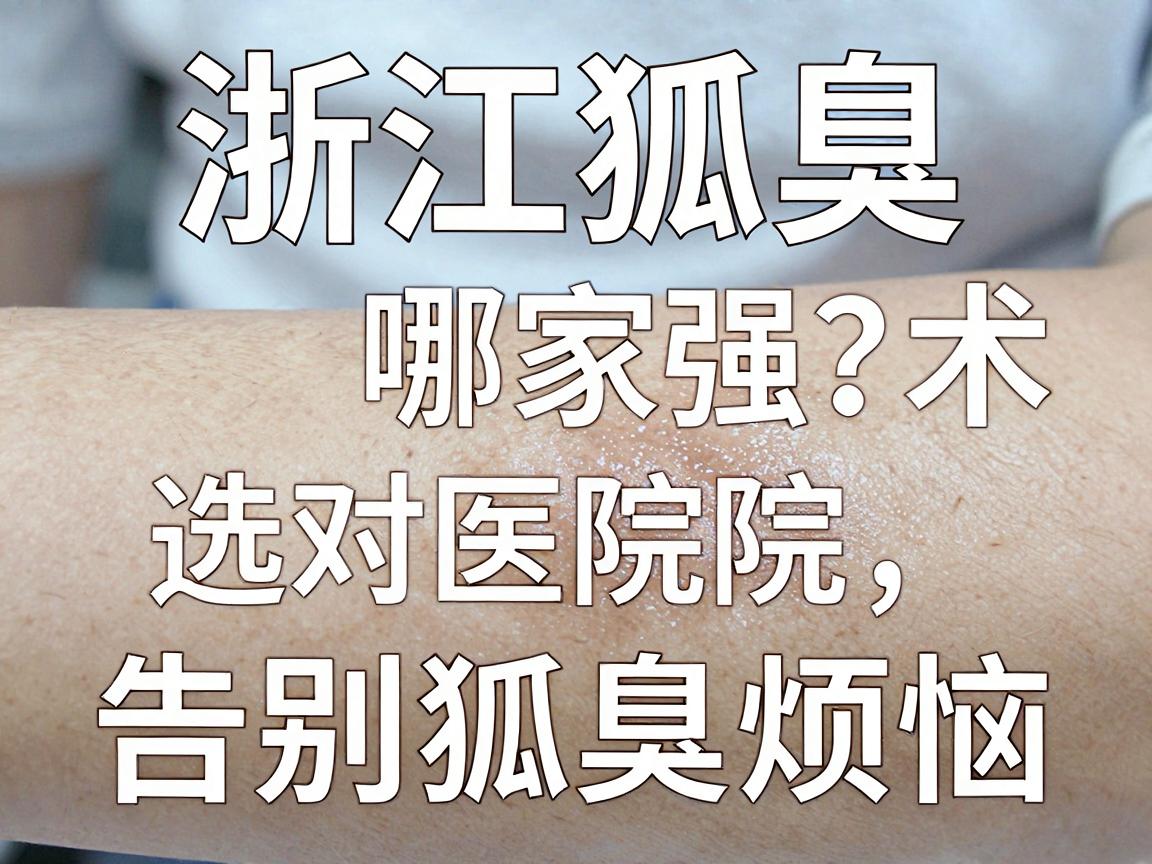 浙江狐臭手术哪家强？选对医院，告别狐臭烦恼
