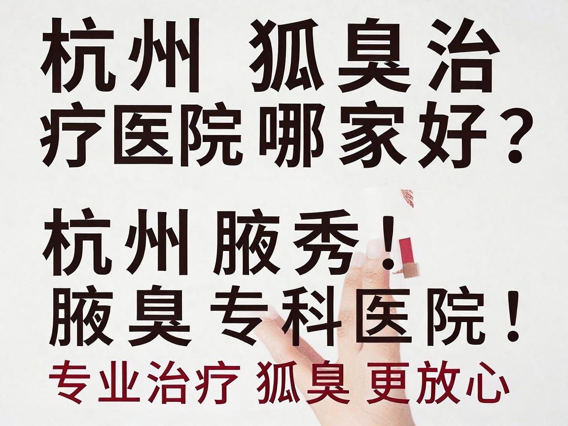 杭州狐臭治疗医院哪家好?杭州腋秀腋臭专科医院,专业治疗狐臭更放心 杭州狐臭治疗医院哪家好?杭州腋秀腋臭专科医院,专业治疗狐臭更放心