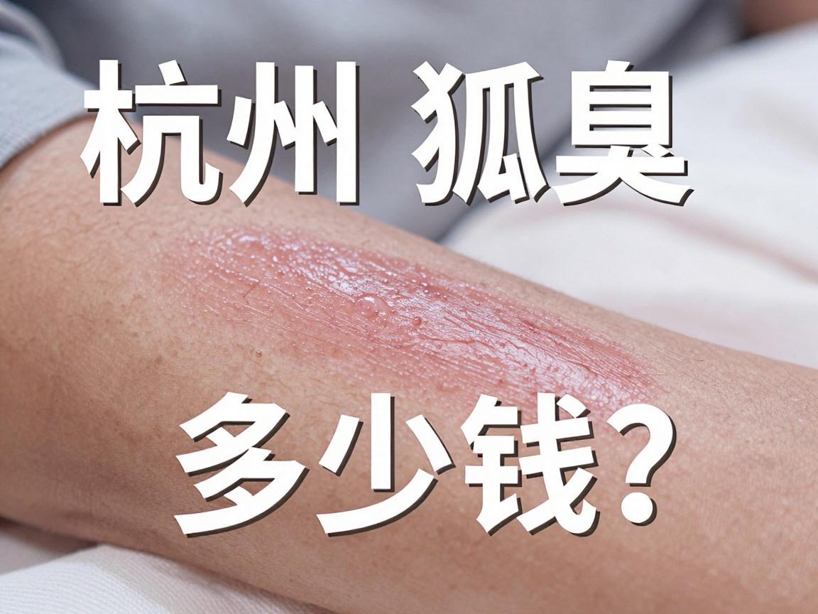 杭州狐臭手术治疗多少钱？一文读懂杭州狐臭手术费用真相