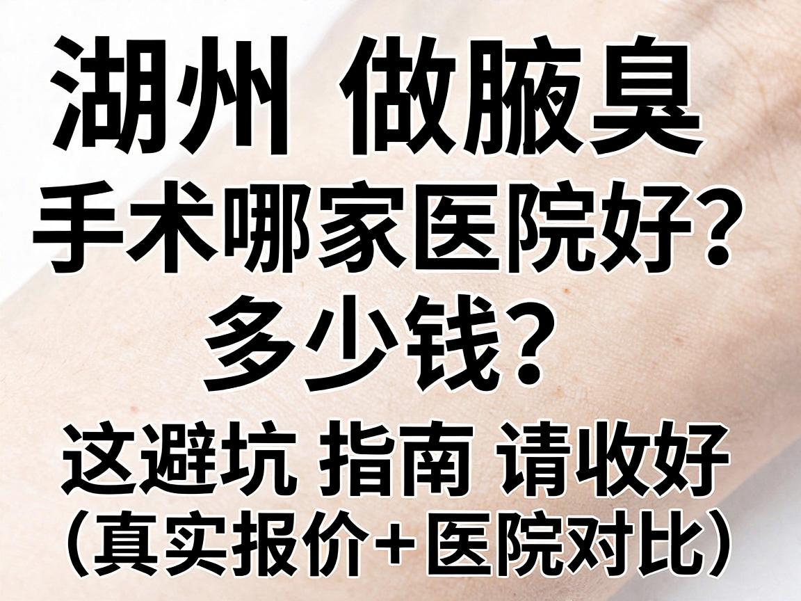 湖州做腋臭手术哪家医院好？多少钱？这份避坑指南请收好（真实报价+医院对比）