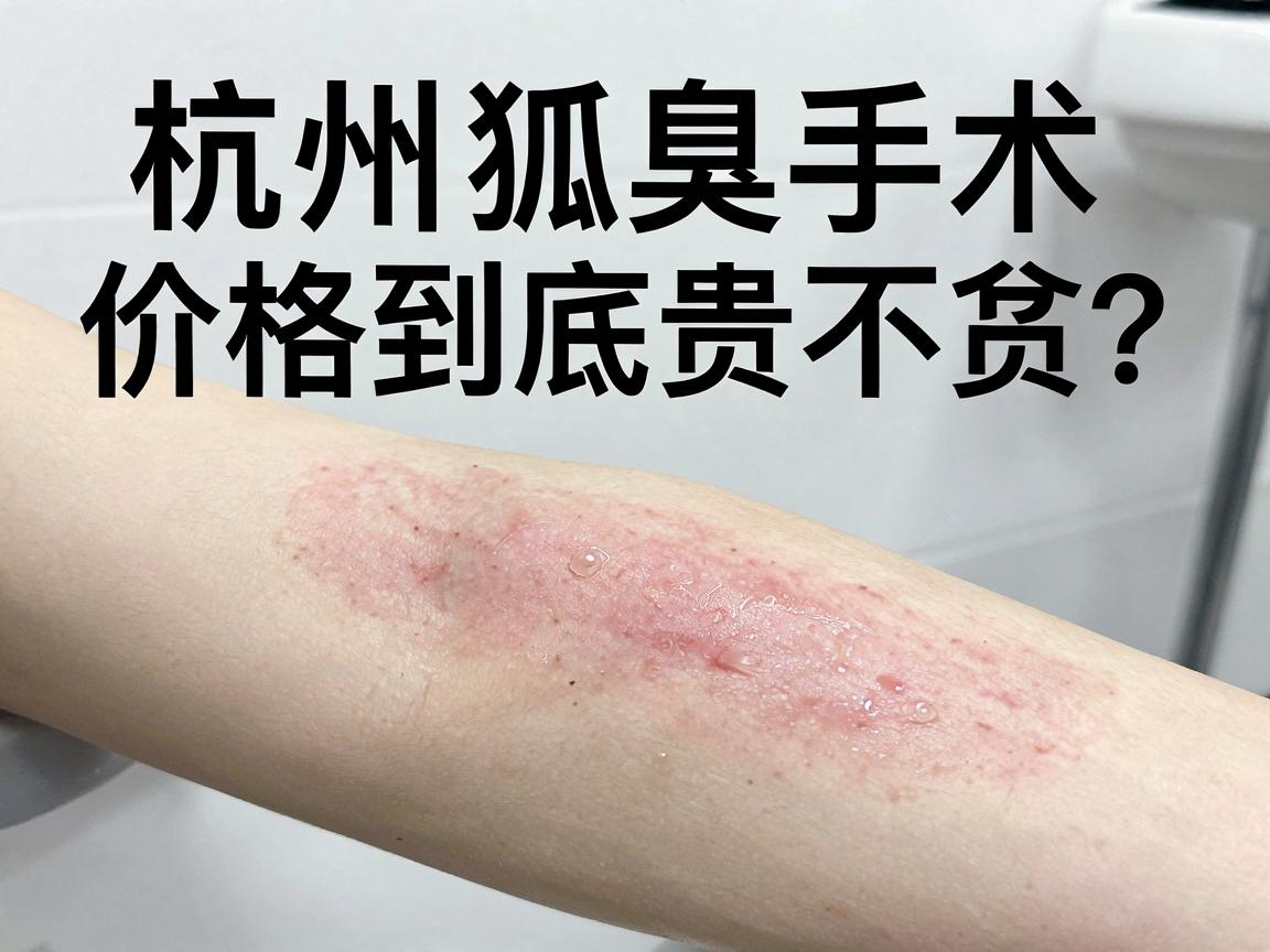 杭州腋臭手术费用大揭秘，杭州狐臭手术价格到底贵不贵？