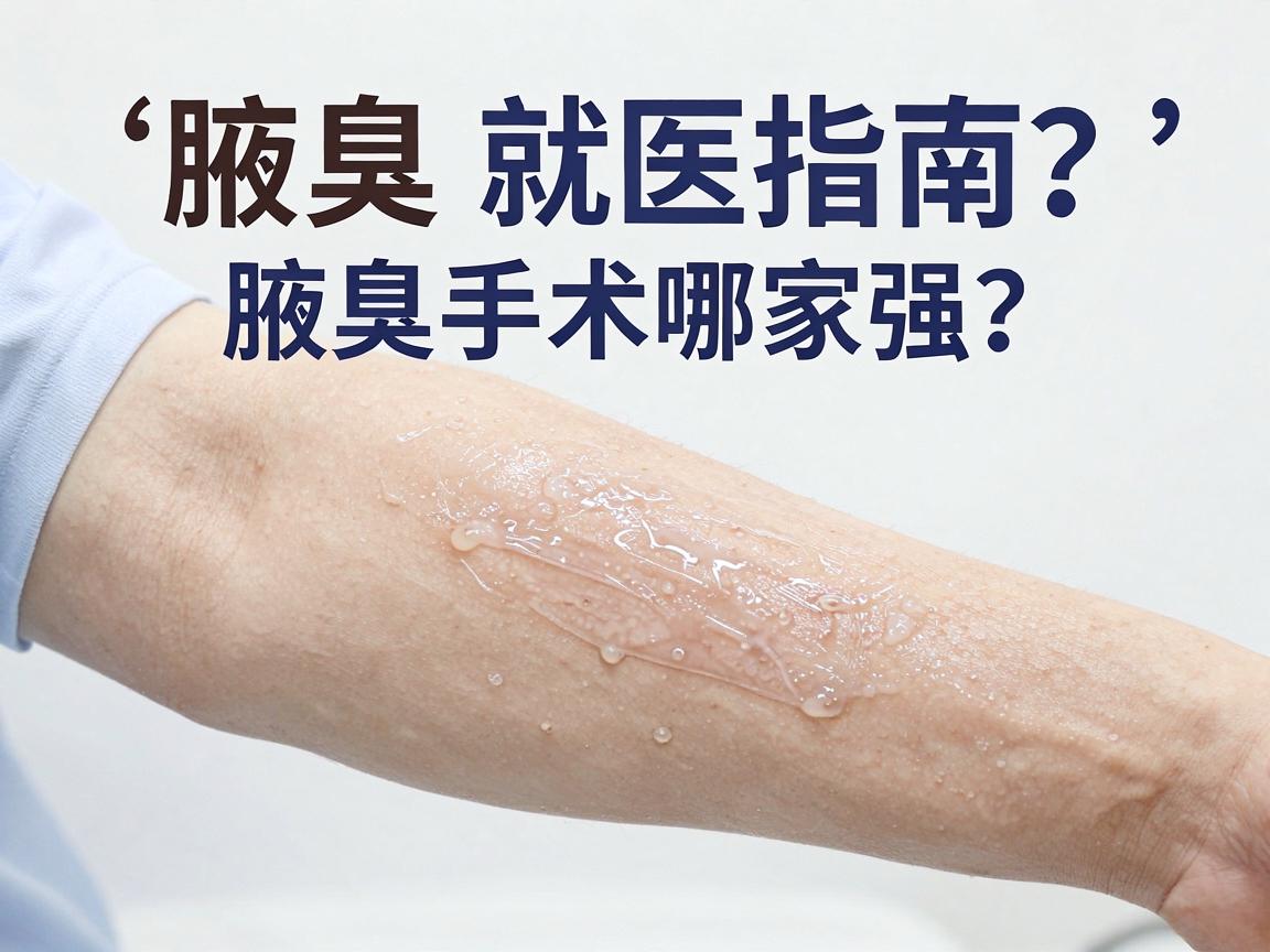 嘉兴腋臭治疗医院怎么选？腋臭手术哪家强？这篇腋臭就医指南说清了