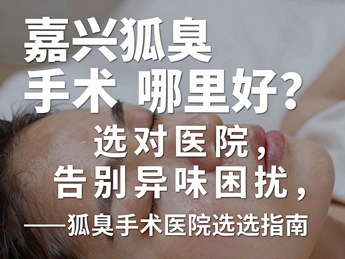 嘉兴狐臭手术哪里好？选对医院，告别异味困扰—狐臭手术医院选择指南