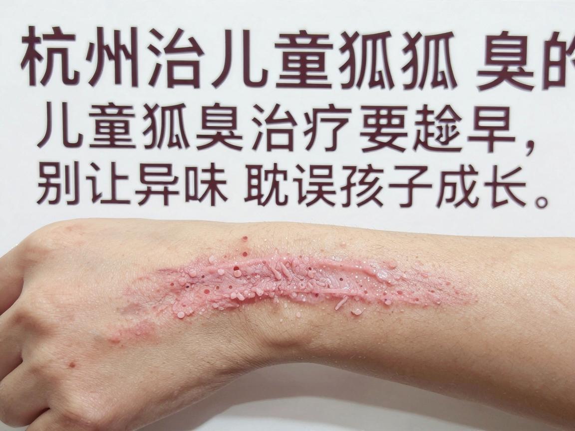 杭州治儿童狐臭的医院，儿童狐臭治疗要趁早，别让异味耽误孩子成长