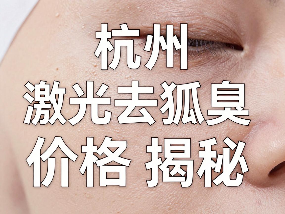 杭州激光去狐臭价格揭秘，激光去狐臭价格背后，你还需要知道这些事