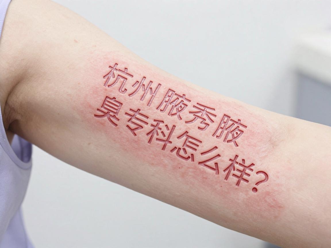 杭州腋秀腋臭专科怎么样？腋臭专科的专科到底怎么样？