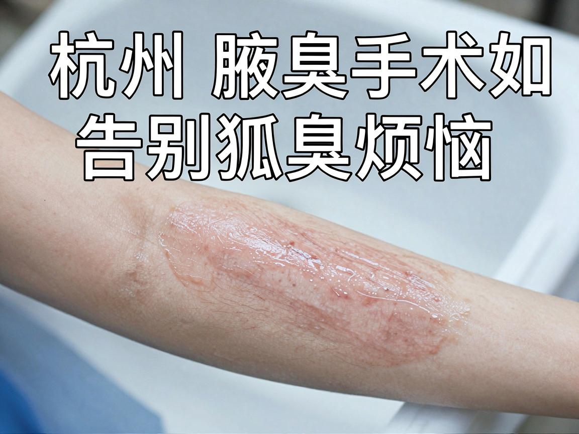 杭州腋臭手术，告别狐臭烦恼，杭州腋臭手术如何选对治疗方案？