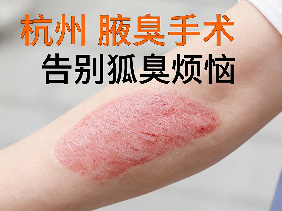 杭州腋臭手术，告别狐臭烦恼，杭州腋臭手术如何选对治疗方案？