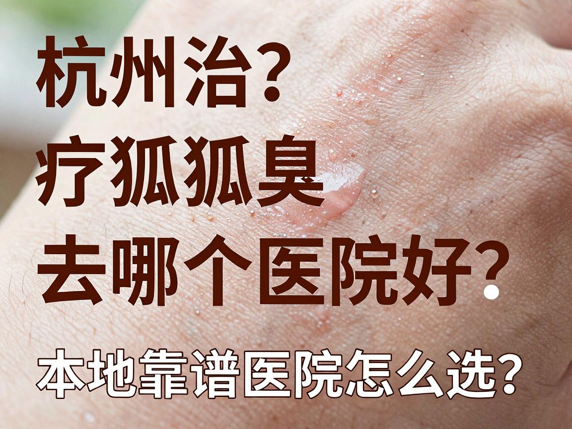 杭州治疗狐臭去哪个医院好？本地靠谱医院怎么选？一篇说透狐臭治疗核心