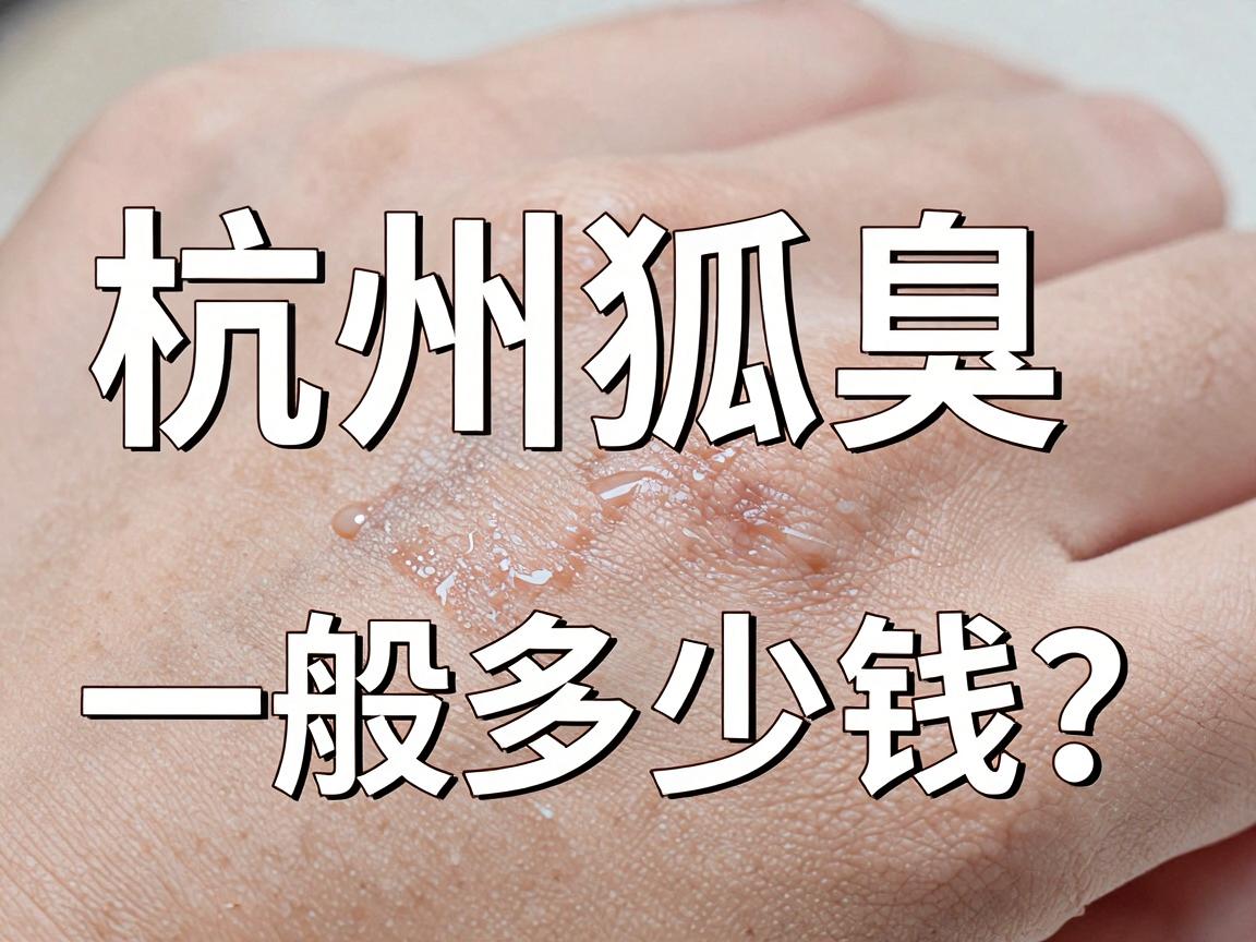杭州狐臭手术一般多少钱？聊聊杭州狐臭手术的收费与价值（含真实案例）