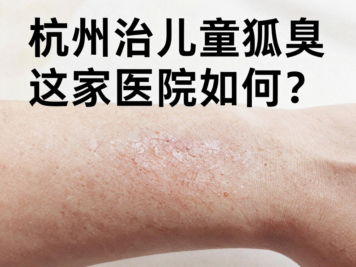 杭州治儿童狐臭，这家医院如何？杭州儿童狐臭治疗须知
