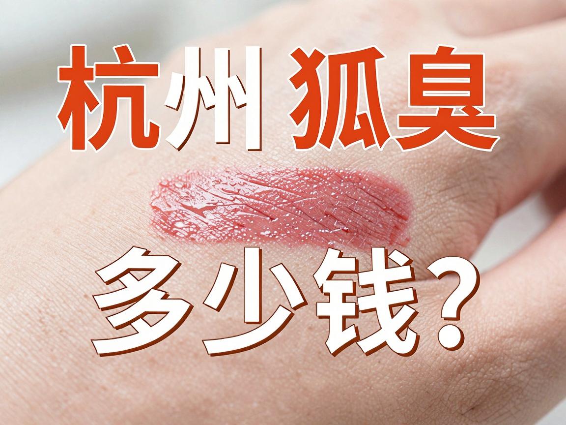 杭州狐臭手术多少钱？一文讲清杭州狐臭祛除的真实费用与避坑指南