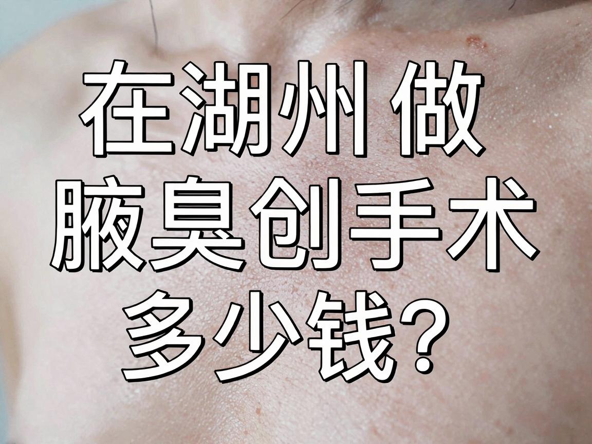 在湖州做腋臭微创手术多少钱？一文讲清湖州腋臭手术费用与选择