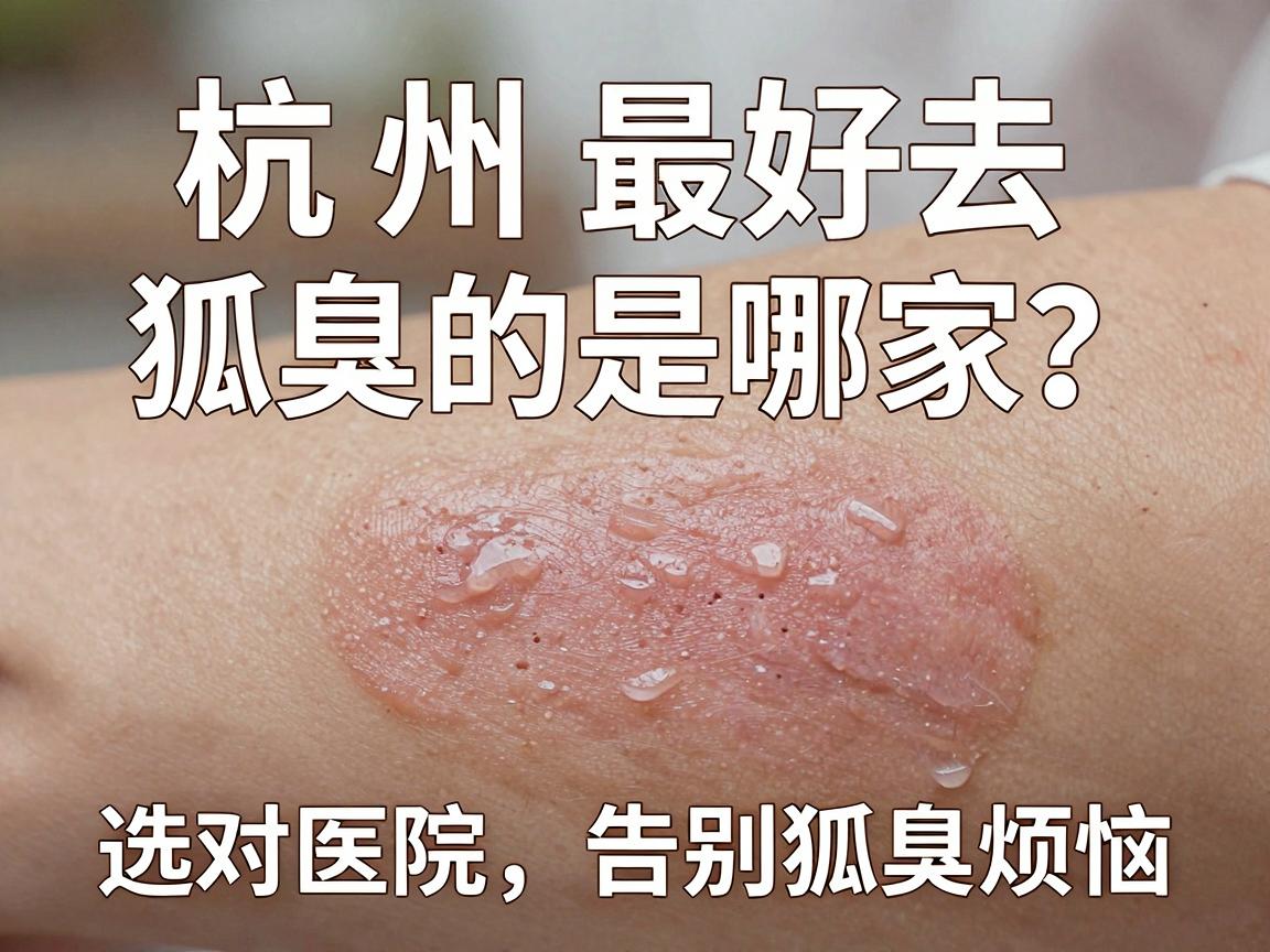 杭州最好去狐臭的医院是哪家？选对医院，告别狐臭烦恼