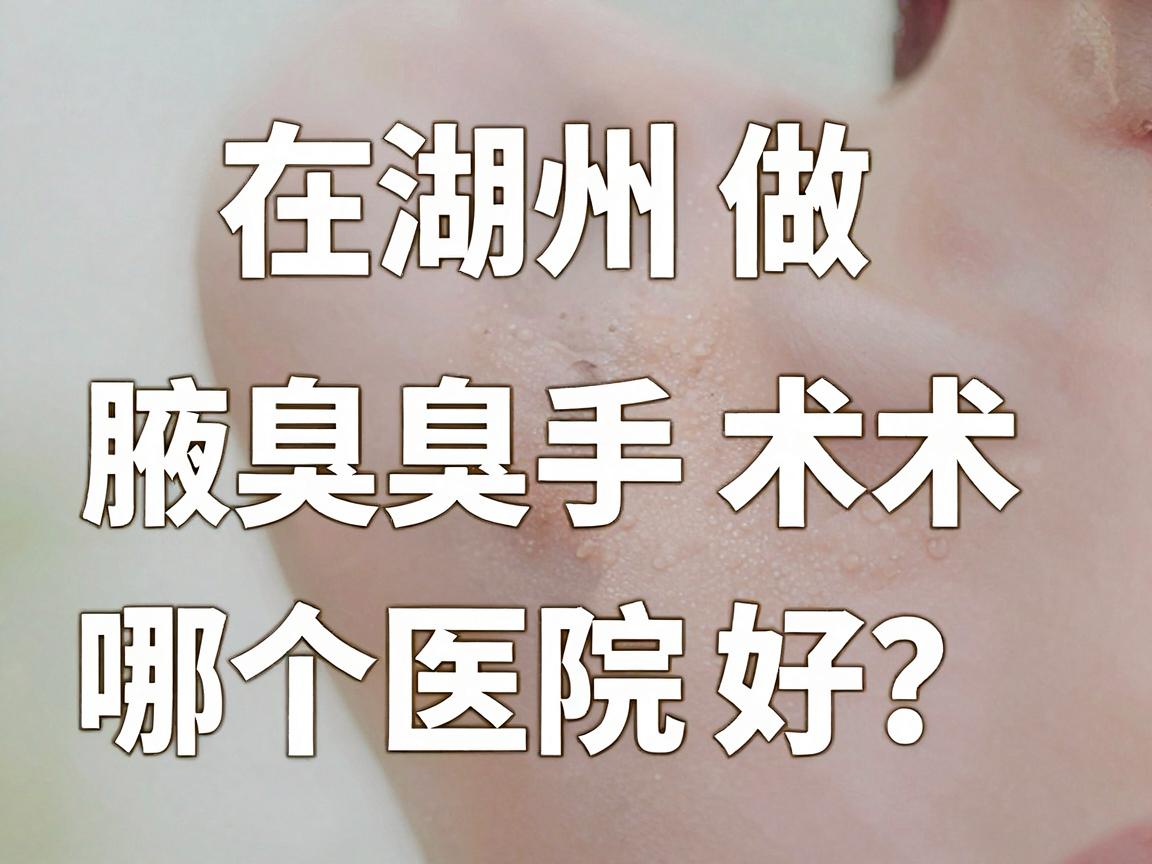 在湖州做腋臭手术哪个医院好？湖州腋臭治疗医院选择攻略