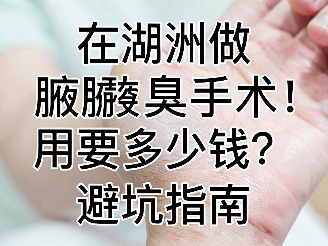 在湖州做腋臭手术要多少钱？手术费用透明解析，避坑指南来了