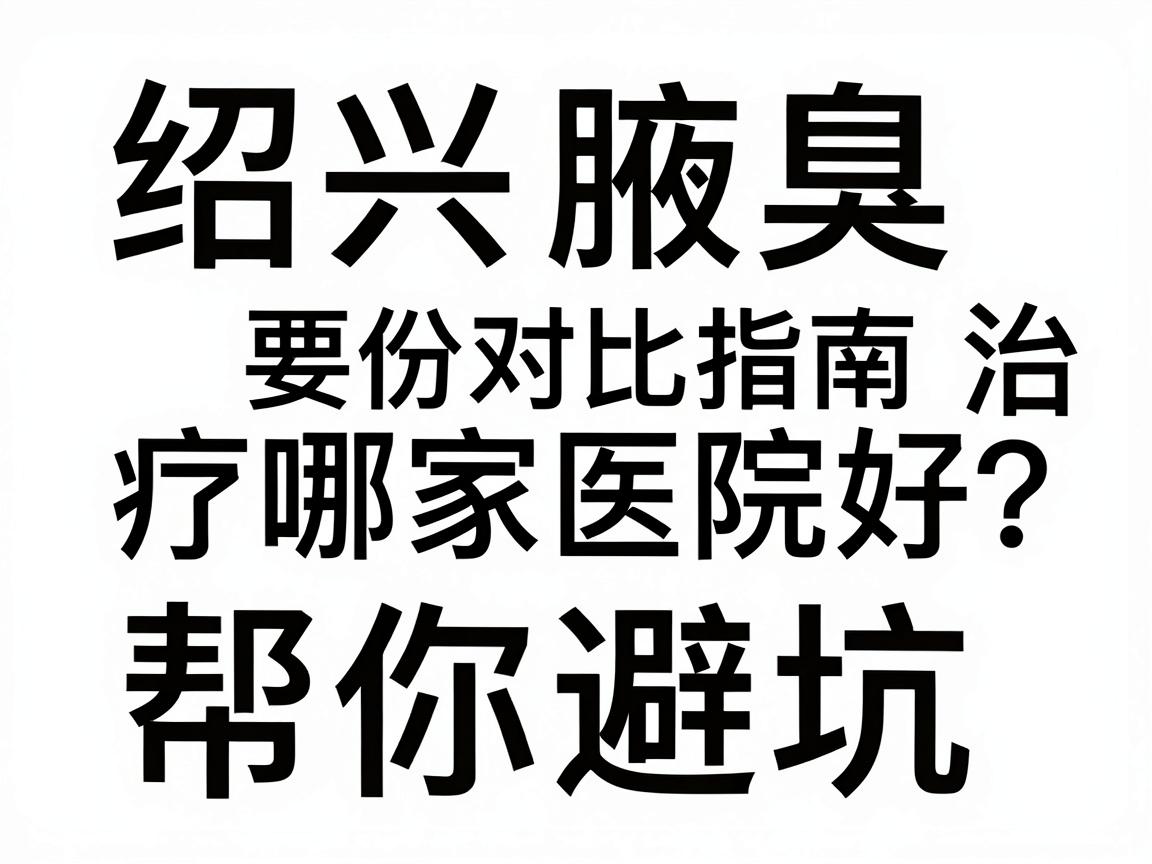 绍兴腋臭治疗哪家医院好？这份对比指南帮你避坑
