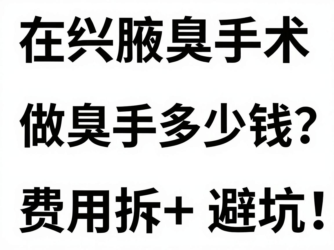 在绍兴做腋臭手术多少钱?费用拆解+避坑指南,绍兴腋臭手术价格全解析 在绍兴做腋臭手术多少钱?费用拆解+避坑指南,绍兴腋臭手术价格全解析