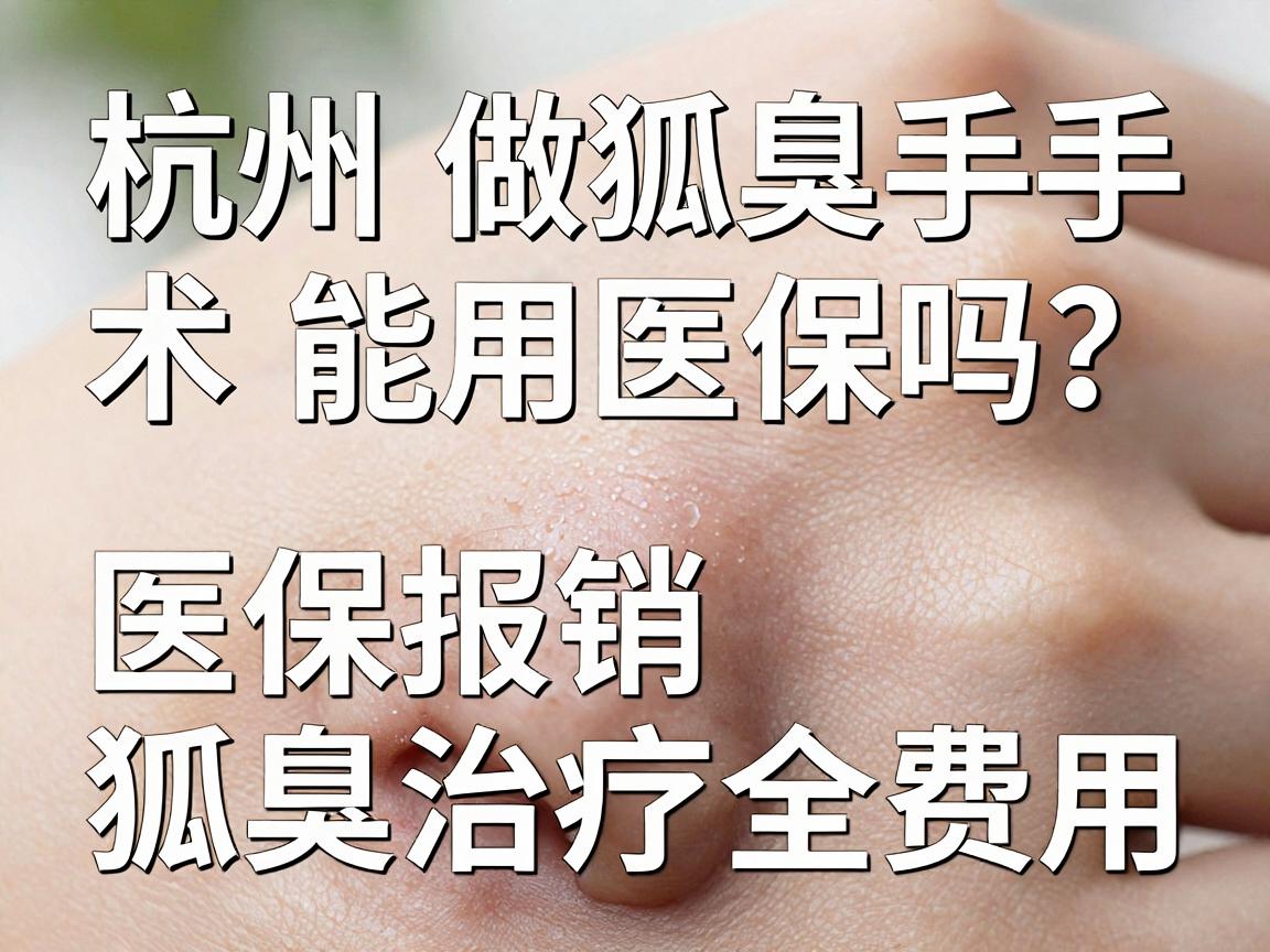 杭州做狐臭手术能用医保吗?医保报销政策与狐臭治疗费用全解析 杭州做狐臭手术能用医保吗?医保报销政策与狐臭治疗费用全解析