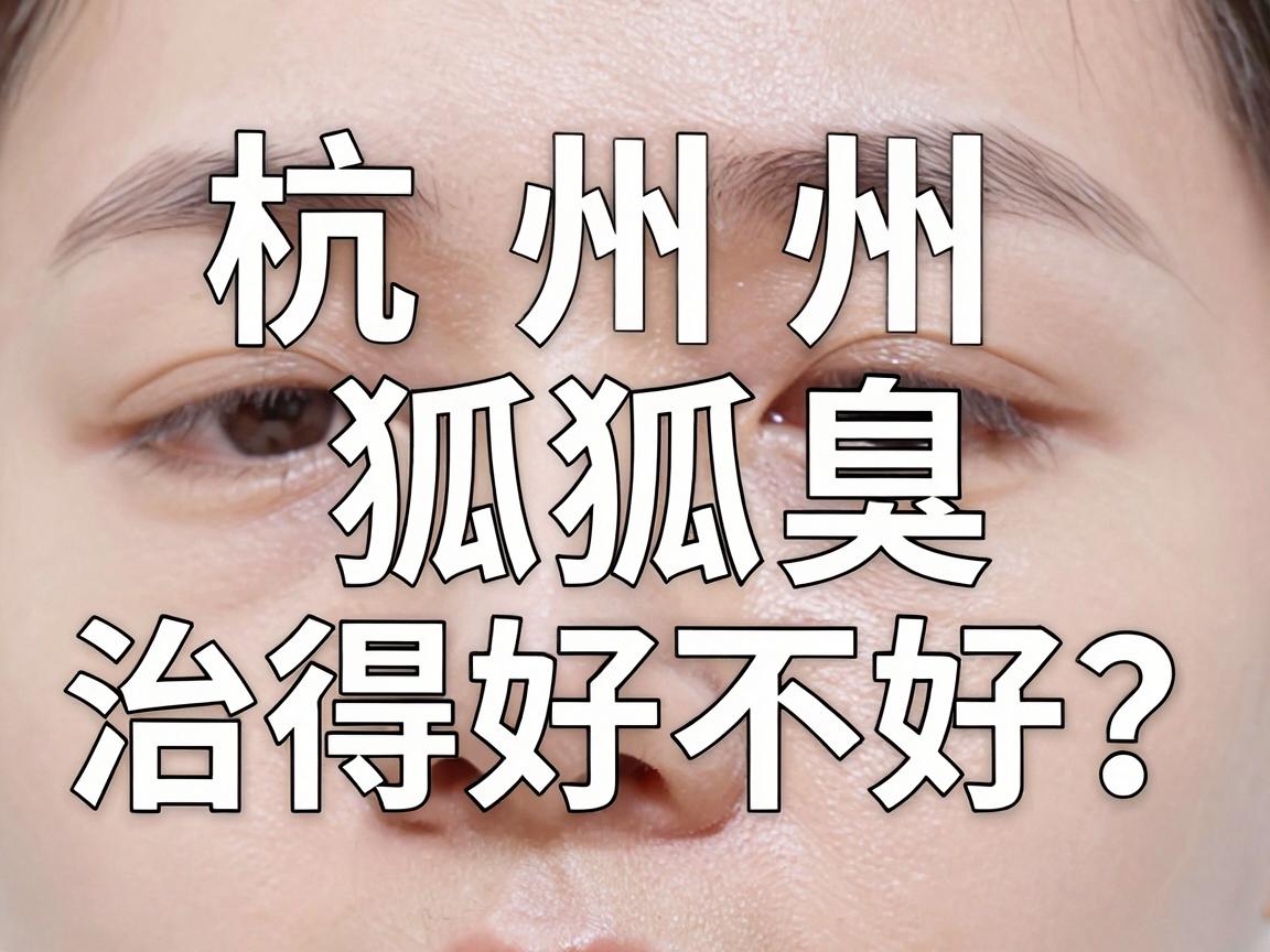 杭州狐臭治得好不好？杭州狐臭治疗最新方法全解析