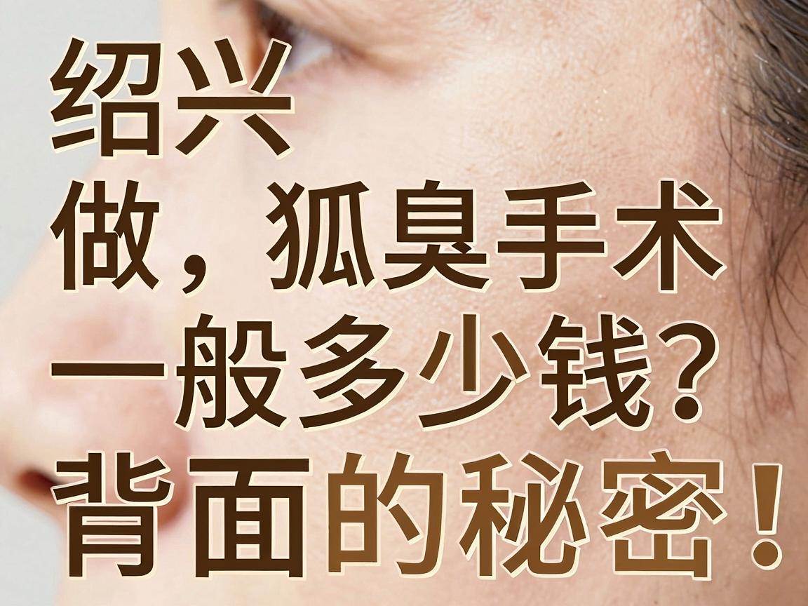 绍兴做狐臭手术一般多少钱?价格差异背后的秘密,一文讲透狐臭手术费用 绍兴做狐臭手术一般多少钱?价格差异背后的秘密,一文讲透狐臭手术费用