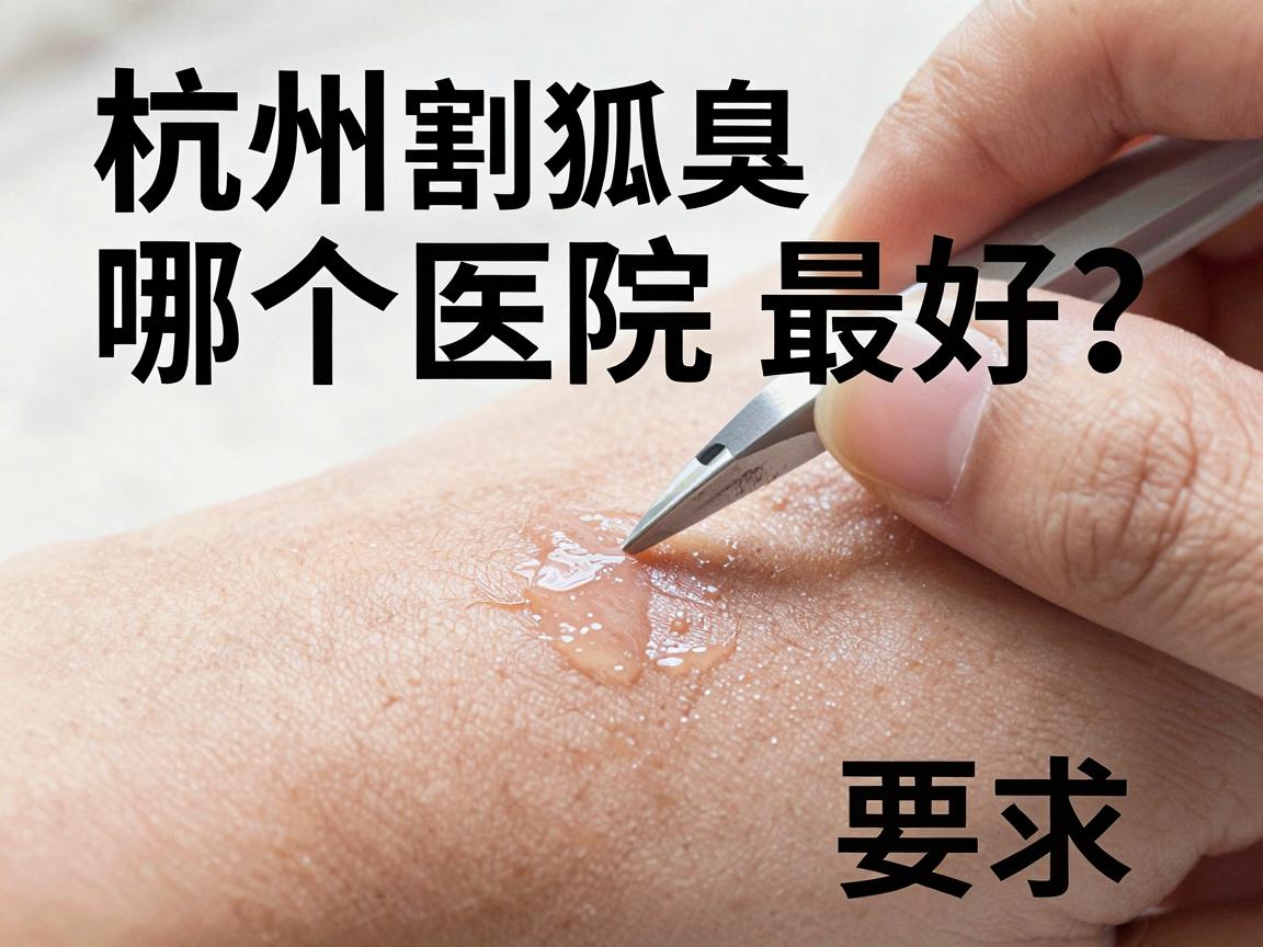 杭州割狐臭哪个医院最好?割狐臭选对医院,告别异味困扰 杭州割狐臭哪个医院最好?割狐臭选对医院,告别异味困扰